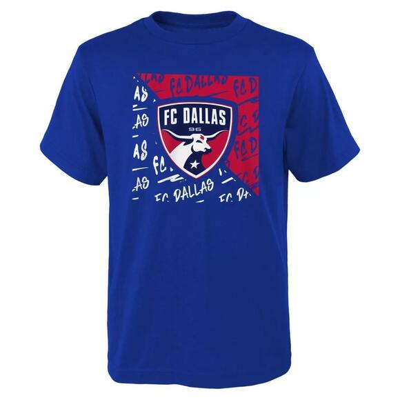 Other - Outerstuff Fc Dallas Kids Size 4 7 Divide Team Wordmark Logo T Shirt